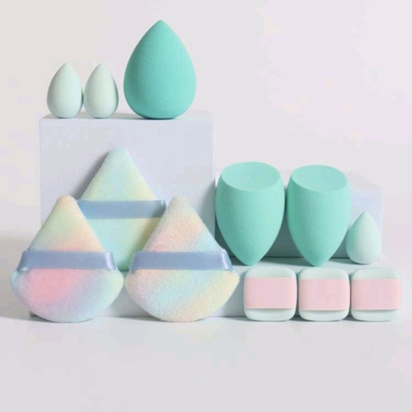Other - 12 Piece All in one Makeup Sponge Kit NEW